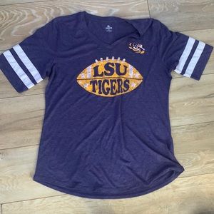LSU Tigers V Neck tee